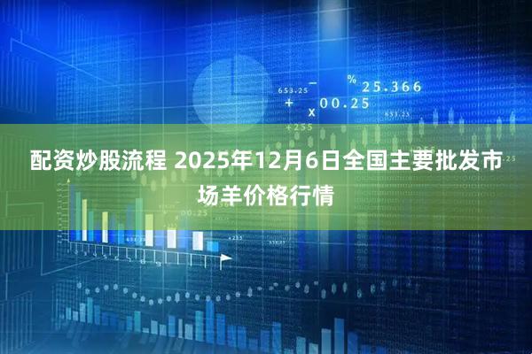 配资炒股流程 2025年12月6日全国主要批发市场羊价格行情